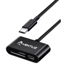 VENTUZ – USB Type C to cardeader 3 in 1 TF/SD/USB