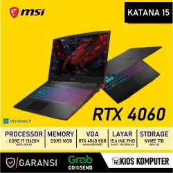 MSI KATANA 15 9S7158571282 RTX 4060 8GB INTEL CORE I7 13620H 16GB RAM 1TB NVME 15.6INC 144HZ IPS FHD W11