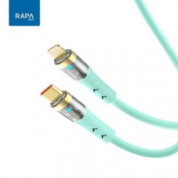 RAPA CABLE TYPE C TO IPHONE CRYSTAL DC7074 TOSCA