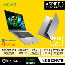 ACER ASPIRE 3 A314 CORE I3 N305 8GB DDR5 512GB NVME 14 INC HD W11 OHS