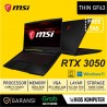 MSI GF63 CORE i5 11400H 8GB RAM 512GB NVME RTX 3050 4GB 15.6" FHD IPS 144HZ W11