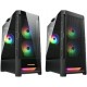 COUGAR AIRFACE MID TOWER CASE FREE 3F RGB - BLACK - WHITE