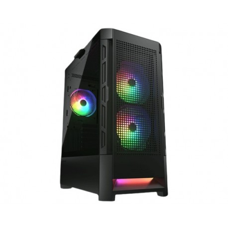 COUGAR AIRFACE MID TOWER CASE FREE 3F RGB - BLACK - WHITE