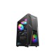 CASING NYK NEMESIS T33 TRITON BLACK FREE 4 FAN RGB - NON PSU