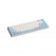 KEYBOARD WIRELESS DA MECA AIR S WIRELESS CERULEAN/WHITE BROWN/RED SWITCH