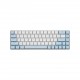 KEYBOARD WIRELESS DA MECA AIR S WIRELESS CERULEAN/WHITE BROWN/RED SWITCH