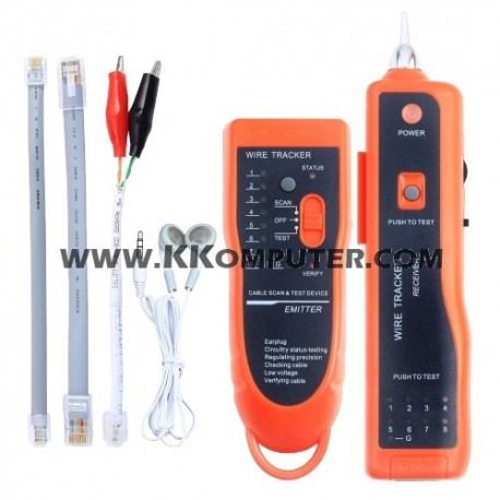 WIRE TRACKER KABEL TESTER XQ350 KABEL LAN RJ45 RJ11