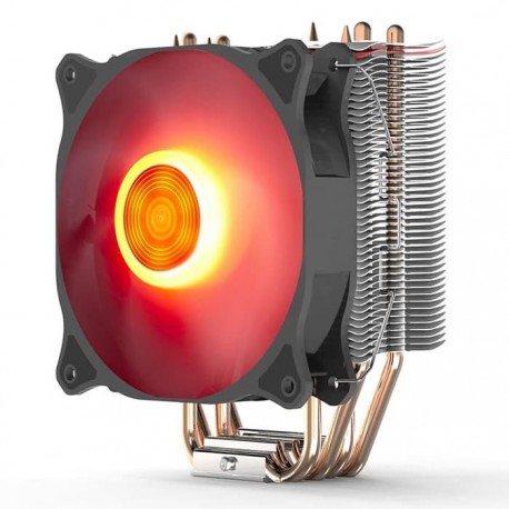 CPU COOLER AIGO E4 RING FAN RED