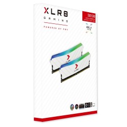 PNY XLR8 DDR4 3200 32GB LONGDIMM, WHITE RGB (16GB x 2 , 1 kits)