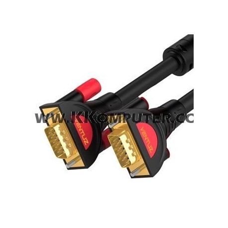 VENTUZ VGA CABLE 3+9 RGB 15Pin premium cable with GOLD plate 3 METER