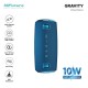 HiFuture Gravity Portable Bluetooth Speaker IPX7 RGB 2-Way Speaker - Blue