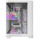 AIGO ARC 1 CURVE M-ATX PC CASING NON FAN - WHITE