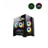 PC CASING NYK NEMESIS T78 THANOZ BLACK FREE 2 FAN RGB - NON PSU