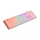 KEYBOARD DA GAMING MECA ELITE WHITE ORANGE SWITCH