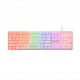 KEYBOARD DA GAMING MECA ELITE WHITE ORANGE SWITCH