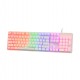 KEYBOARD DA GAMING MECA ELITE WHITE ORANGE SWITCH