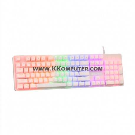 KEYBOARD DA GAMING MECA ELITE WHITE ORANGE SWITCH