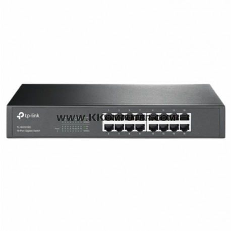 TP-LINK TL-SG1016D 16 Port Gigabit Desktop Rackmount Switch Hub