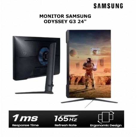 LED MONITOR SAMSUNG ODYSSEY G3 24AG320 24INC FHD 1MS 165HZ