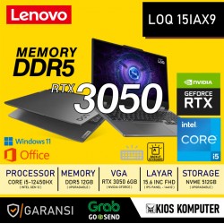 LENOVO LOQ 83GS00-1JID I5-12450HX RTX3050 6GB 12GB RAM 512GB SSD 15,6" FHD IPS