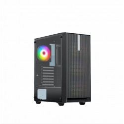 CASING PC INFINITY ASCALON BLACK FREE 3 FAN RAINBOWDASH V2