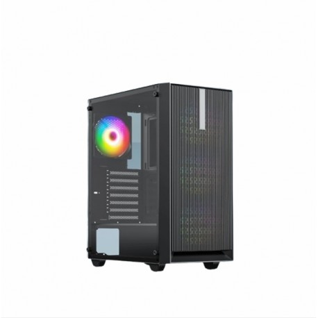 CASING PC INFINITY ASCALON BLACK FREE 3 FAN RAINBOWDASH V2