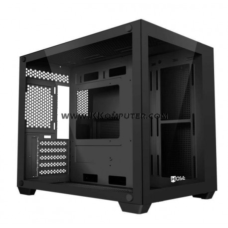 CASING PC HOSE MINI CRUIZER BLACK DUAL CHAMBER M-ATX - NON PSU