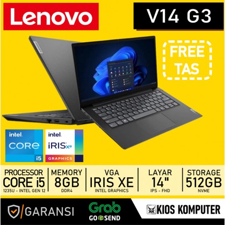 LENOVO V14 G3 IAP 82TSA05NID INTEL CORE I5 1235U 8GB DDR4 512GB NVME 14" IPS-FHD IRIS XE WIN 11