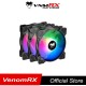 VENOMRX FAN CASING RHOMBUS ARGB SYNC BLACK