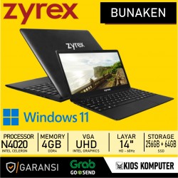 ZYREX BUNAKEN INTEL CELERON N4020 4GB DDR4 256GB+64GB W11