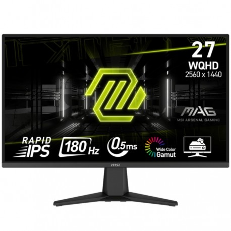 LED MONITOR GAMING MSI MAG 275QF - 27 Inch 2K WQHD IPS FLAT 180Hz 0.5ms