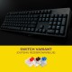 RYNIX FO104 / FO-104 WIRED MECHANICAL RGB GAMING KEYBOARD