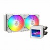 VENTUZ PLAY 240MM ARGB AIOWATER CPU COLLERWITH LCD WHITE