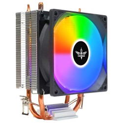 CPU COOLER / FAN PROCESSOR NYK NEMESIS WINDRANGER F9 90MM SILENT FAN RGB 2 PIPE LGA1700/115X/775