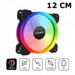 FAN CASING GAMING VOXY G122 RUNING DUAL LED RGB 12CM