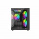 CASING KOMPUTER PC VENOM RX RADAHN MATX CASE BLACK TEMPERED GLASS