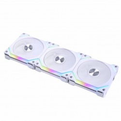 LIAN LI SL120 V2 Triple Pack ARGB Fan Case - 120mm 3Pcs -WHITE