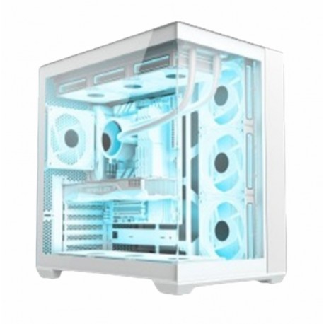 CASING KOMPUTER PC VENOMRX DAEMON S9 BTF ATX TEMPERED GLASS WHITE