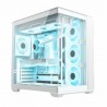 CASING KOMPUTER PC VENOMRX DAEMON S9 BTF ATX TEMPERED GLASS WHITE