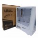 CASING PC KOMPUTER HOSE LEXA GAMING CASTLE MINI TEMPERED GLASS M-ATX BLACK INCLUDE 3 FAN