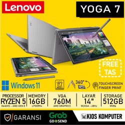 LENOVO YOGA 7 14AHP9 2IN1 RYZEN 5 8460HS 16GB DDR5 512GB SSD NVME RADEON 760M 14" IPS TOUCHSCREEN INCLUDE STYLUS PEN