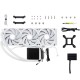 TRYX PANORAMA ARGB 360MM AIO LIQUID WATER COOLING - BLACK / WHITE