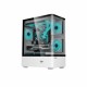 CASING KOMPUTER ENLIGHT A3 MICROATX TEMPERED GLASS CURVED PC CASE WHITE