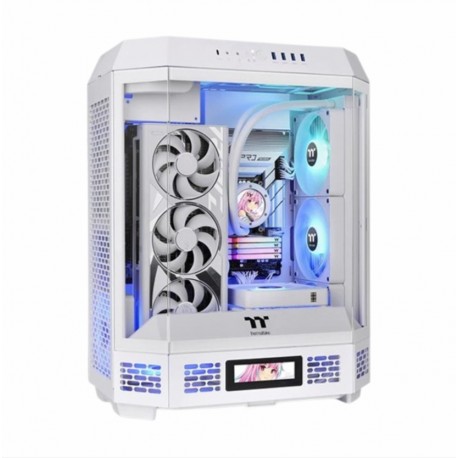 THERMALTAKE THE TOWER 600 SNOW MID TOWER BTF PC CASE CASING GAMING CHASSIS