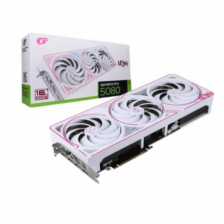 VGA CARD COLORFUL iGAME GEFORCE RTX 5080 ULTRA WHITE 16GB GDDR7