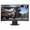 LED CURVED GAMING MONITOR LG ULTRAGEAR 27GS60QC-B 27" VA QHD AMD FREESYNC 1MS 180Hz