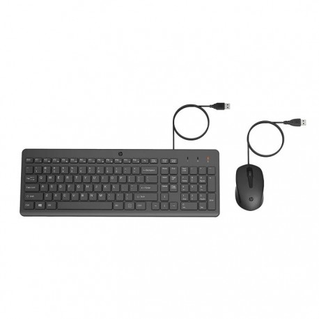 HP 150 WIRED KEYBOARD MOUSE COMBO WITH ISNTANT USB PLUG