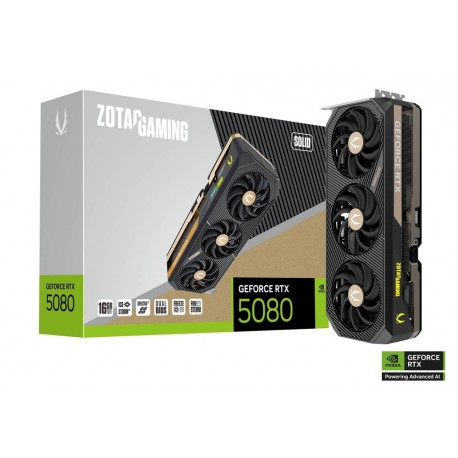 VGA CARD ZOTAC RTX 5080 SOLID OC 16GB GDDR7