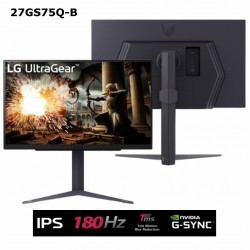 MONITOR LG ULTRAGEAR 27GS75Q-B 27" QHD IPS GAMING MONITOR 180HZ 99% sRGB 1MS NVIDIA G-SYNC