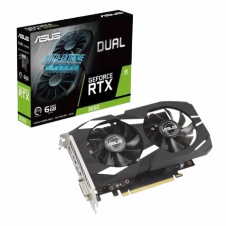 VGA CARD ASUS DUAL RTX 3050 OC EDITION 6GB GDDR6 128BIT